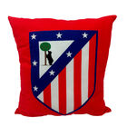 Red Crest Square Cushion